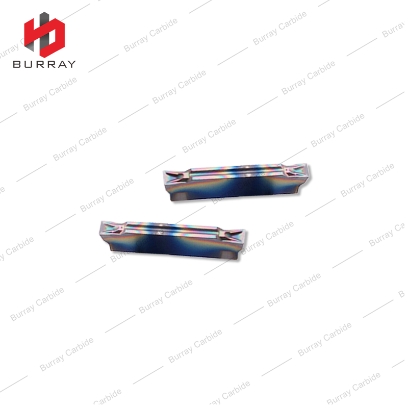 MGMN CNC Lathe Grooving Insert Colored Coated Quenched Steel MGMN200 300 400 500 T Titanium Alloy Turning Cutting Grooving