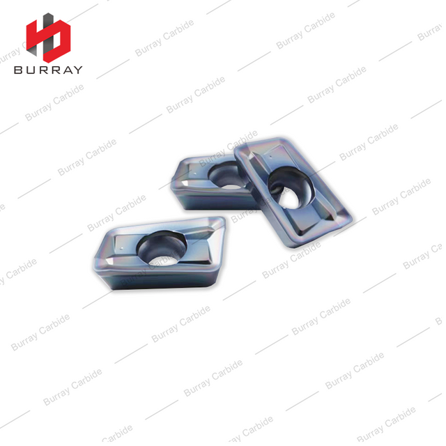 Tungsten Carbide Milling Inserts CNC Cutting Insert APMT1604PDER-JC High Hardness with Colorful PVD Coating for Steel and Stainless Steel Machining 