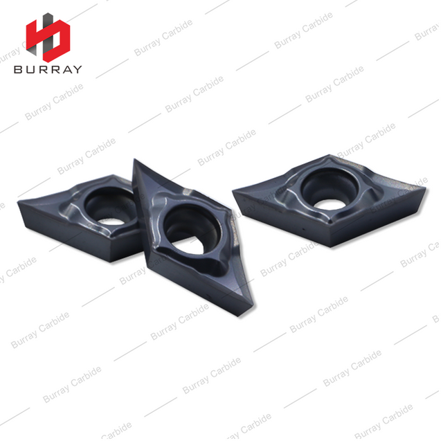 Rhombic CNC Turning Insert for Swiss-type Lathe Internal Bore Finishing for Steel and Stainless Steel DCGT070201-CL