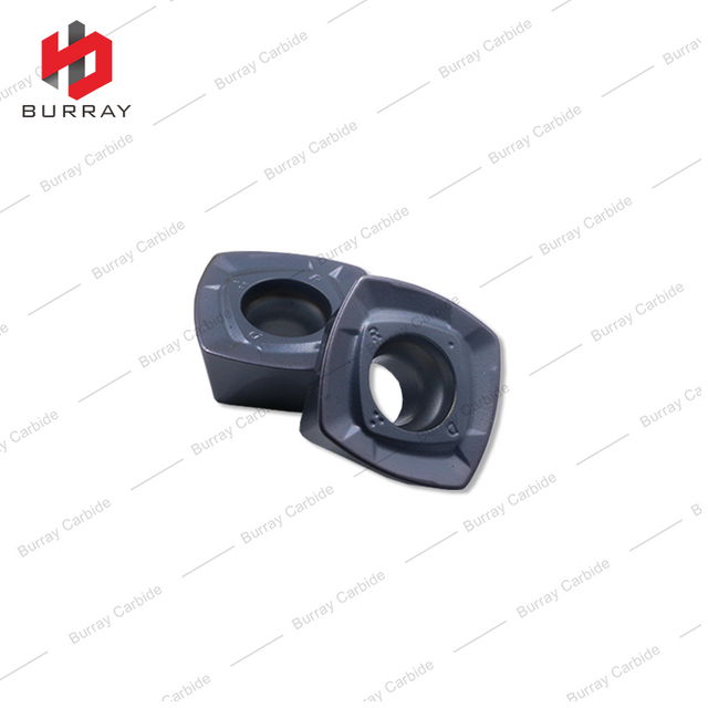 SDMT120512-RD Carbide Inserts for High-Feed Milling Roughing PVD Coating Cast Iron and Stainless Steel