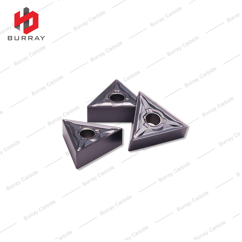 CNC Triangular Turning Tools Tungsten Carbide External Turning Insert TNMG160402/04/08 MS/65 with PVD Coating