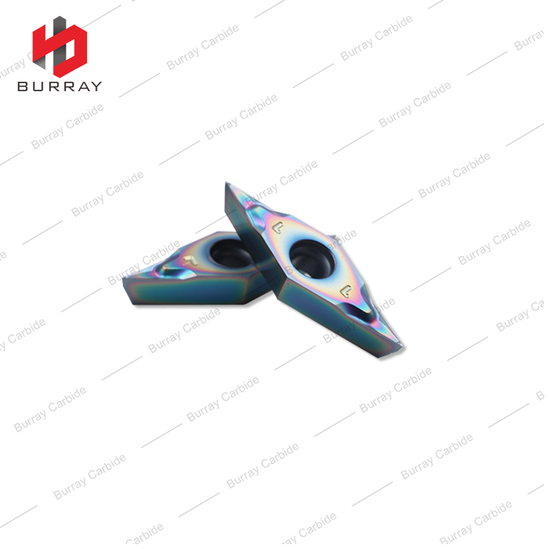 CNC Cutting Tool VCGT Carbide Turning Inserts VCGT110301-CL with PVD Coating for Machining Hardened Steel Materials