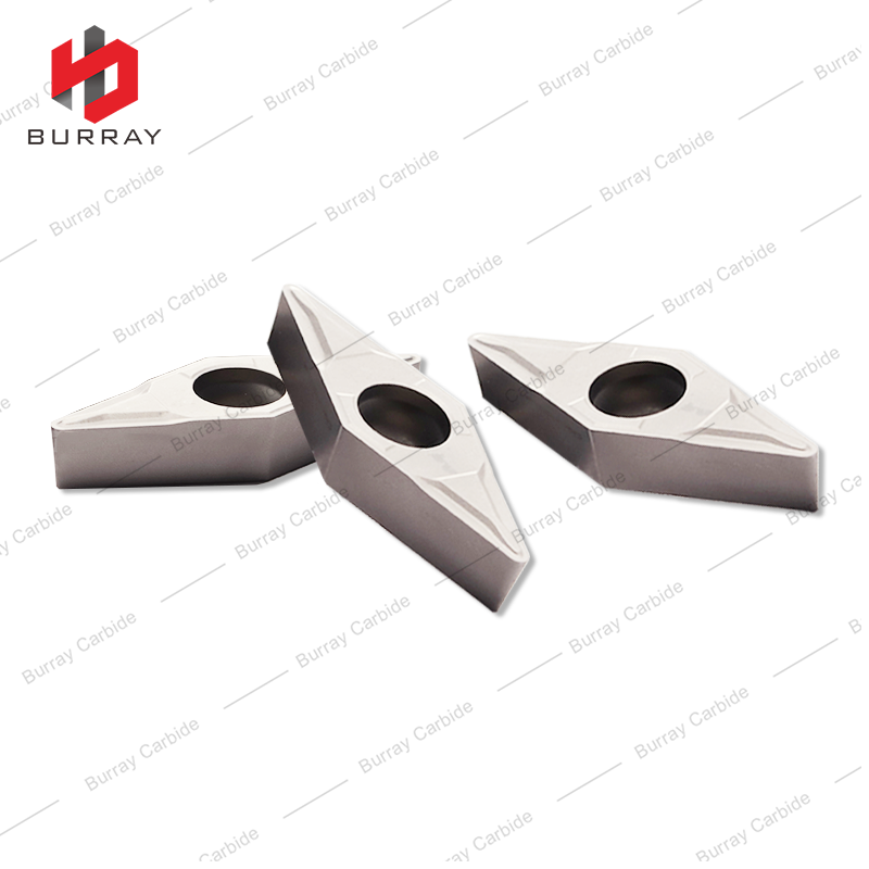 35° Rhombic VBMT160408-PF CNC Turning Inserts Carbide Lathe Cutting Tools for Machining