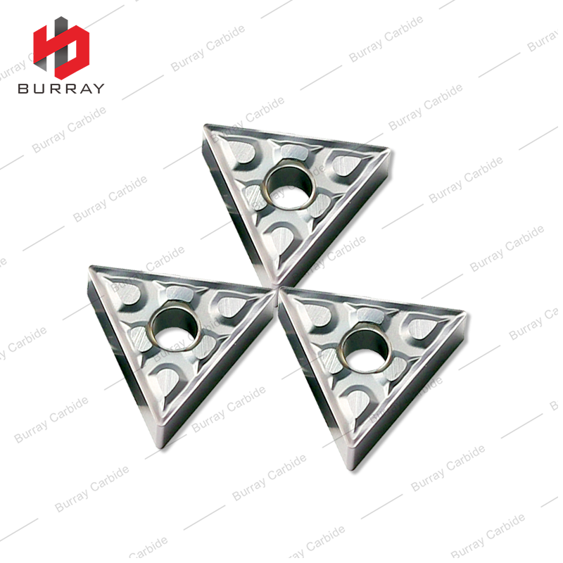 CNC Lathe Tools Triangular External Turning Insert TNMG160404-TF for Machining of Steel and Stainless Steel