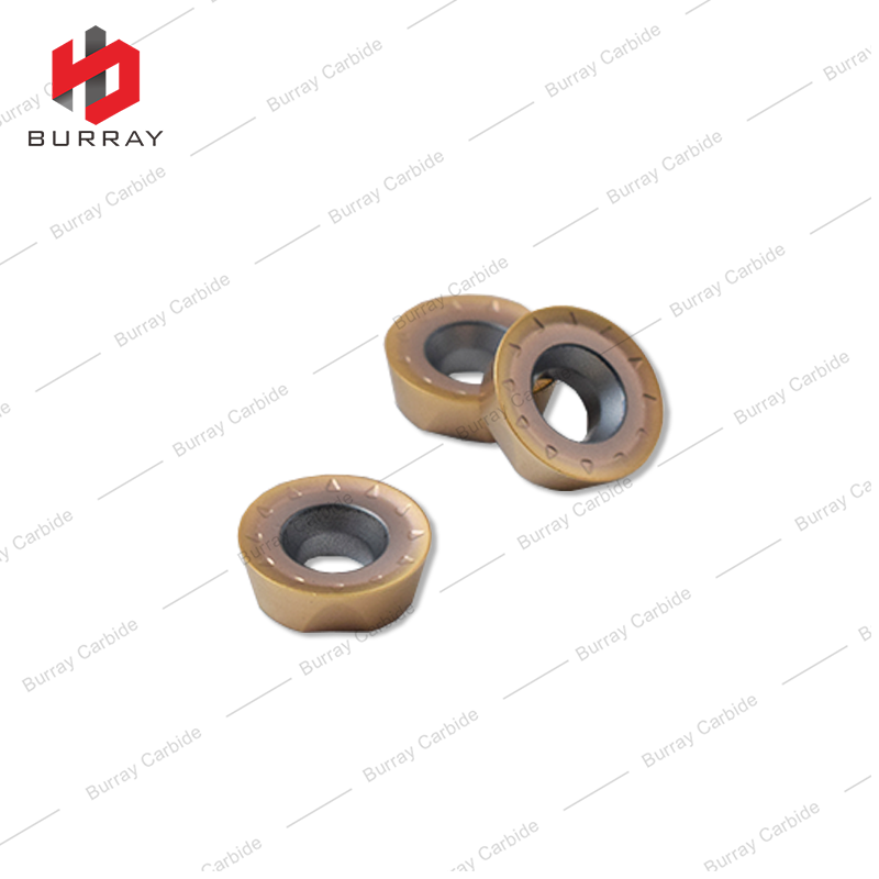 RPMT08T2MO-JS Tungsten Carbide Turning Tool CNC Lathe Milling Insert for Steel and Stainless Steel