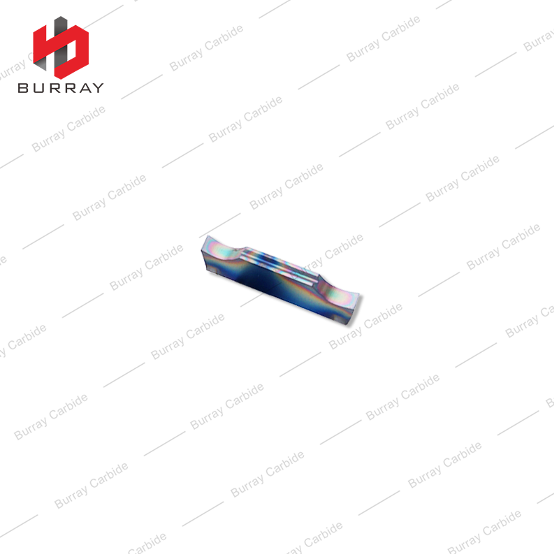 Tungsten Carbide Grooving Inserts MGGN for CNC Cutting Tool MGGN200/300-Q-8 for Color Titanium Alloy OEM Customized Support
