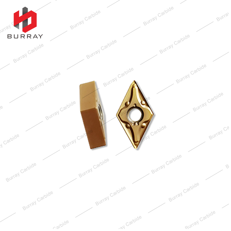 55-degree Rhombic Carbide Turning Inserts DNMG110408-MA for Steel for Steel with CVD Coating