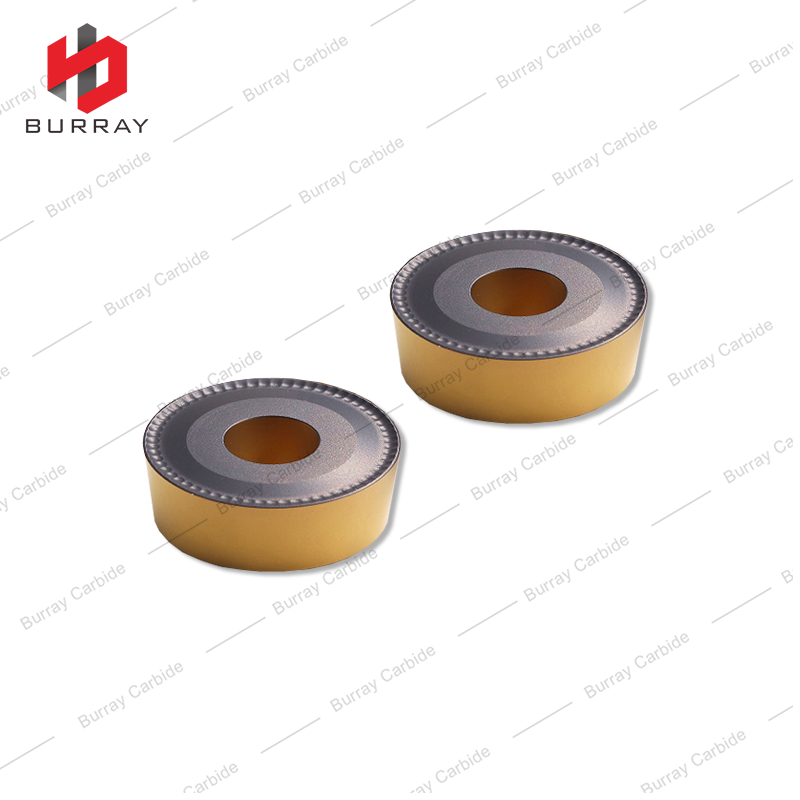 RCMT2507-53 with CVD Coated Heavy-Duty Milling Inserts RCMT Round Milling Cutters for Steel/Stainless Steel Rough Machining