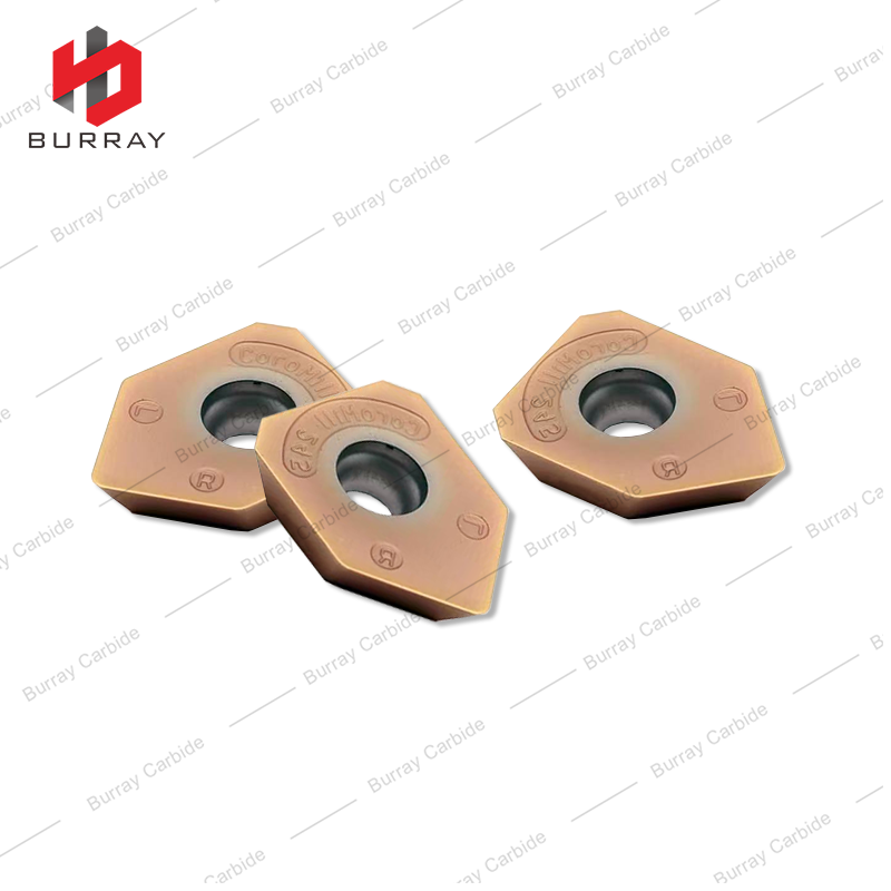 CNC Milling Cutter Tools R245-12T3E-W 1020 Carbide Milling Insert for Processing Cast Iron