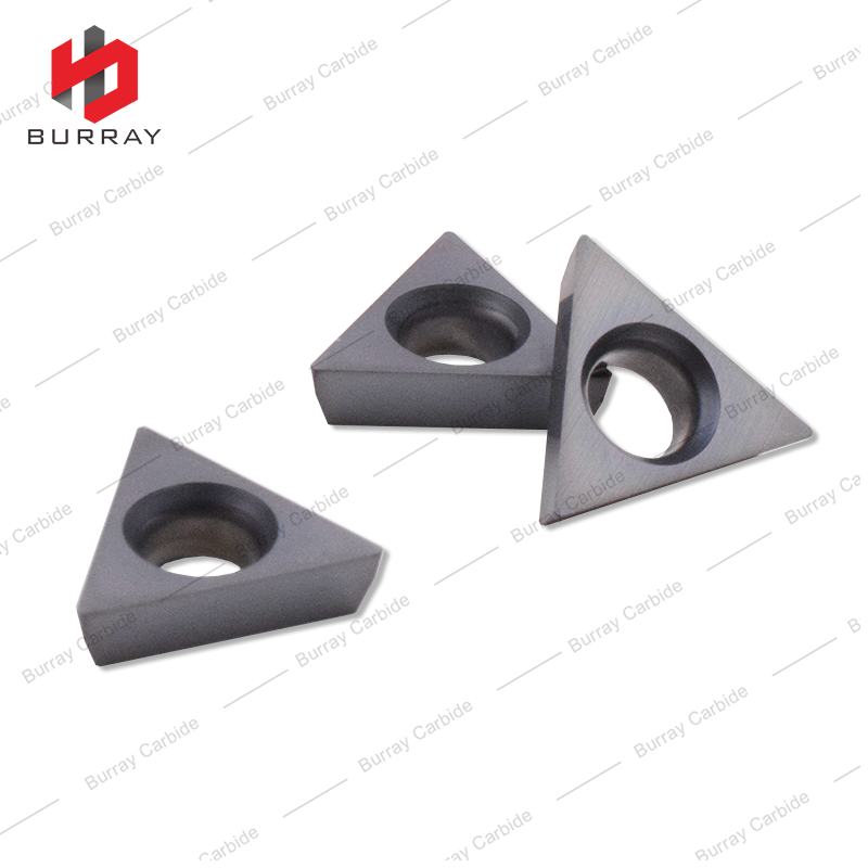 External Turning TPGW090202 Triangular Turning Indexable Inserts without Chipbreaker for Finishing to Medium Cutting
