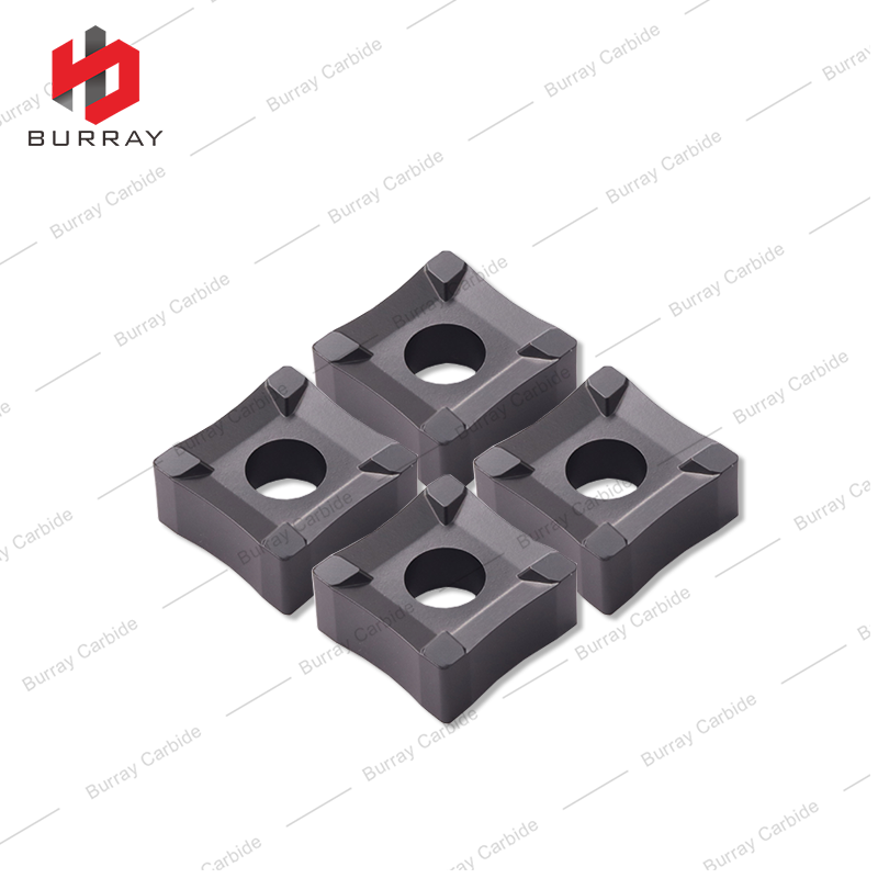 SNMX1904-R35 High Feed Heavy Duty Insert Square Negative Double Sided 8 Edges Carbide Milling Inserts 