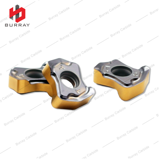 Milling Indexable Inserts XNMU Small Double-sided "Bone Shape" Inserts with 4 Cutting Edges XNMU040310T for Fast Feed Milling