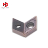 DCMT070208-TF CNC Lathe Turning Tools Inserts Tungsten Carbide Inserts with Purplish Red PVD Coating for Steel