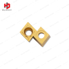 CCMT09T304-TF Tungsten Carbide Turning Insert with Yellow CVD Coating for CNC Lathe Machine