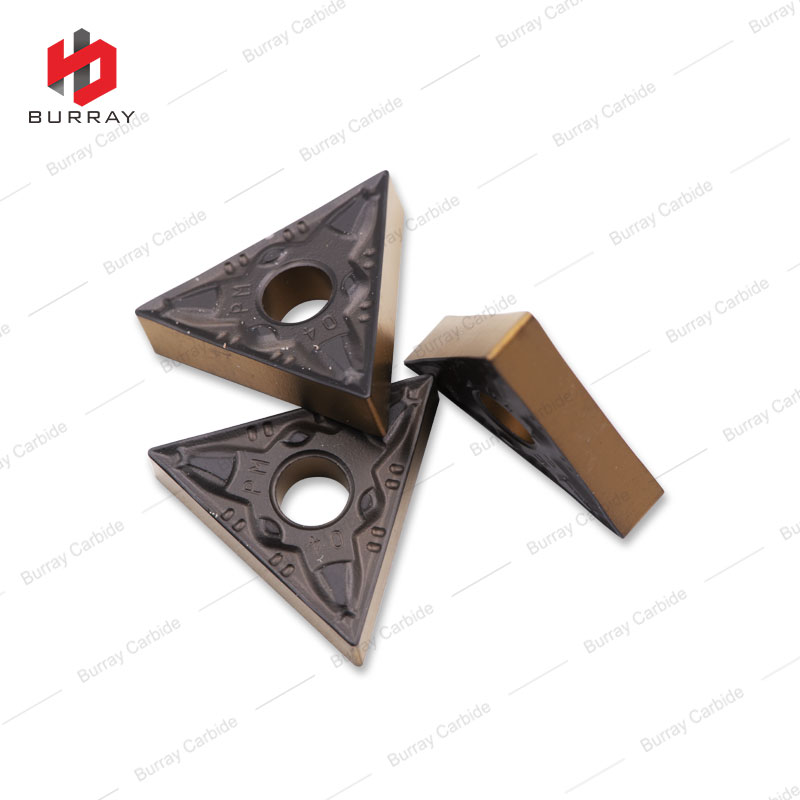 High Performance TNMG220404-PM Double Color CVD Coated Carbide Turning Insert for Steel and Cast Iron