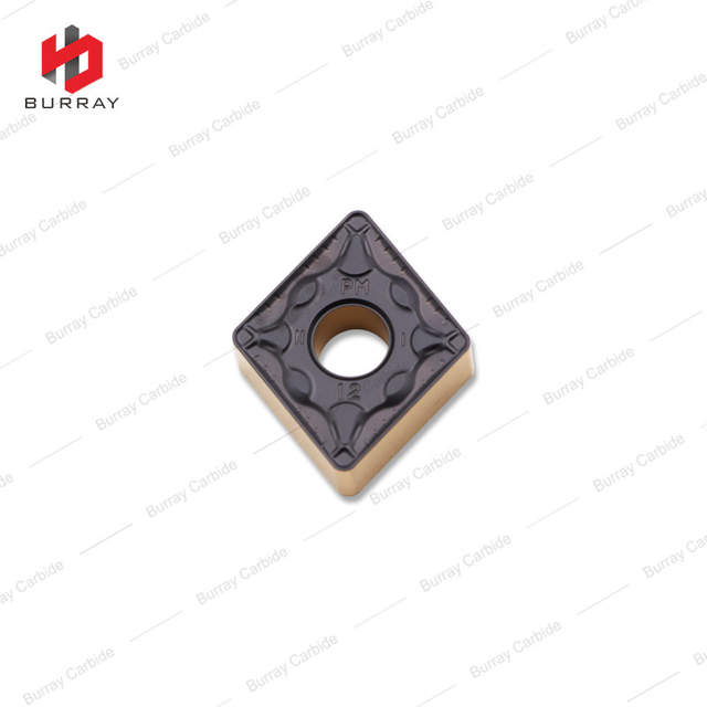 CNMG160612-PM CNC Lathe Cutting Tools Turning Insert Tungsten Carbide Inserts with Bi-color CVD Coating