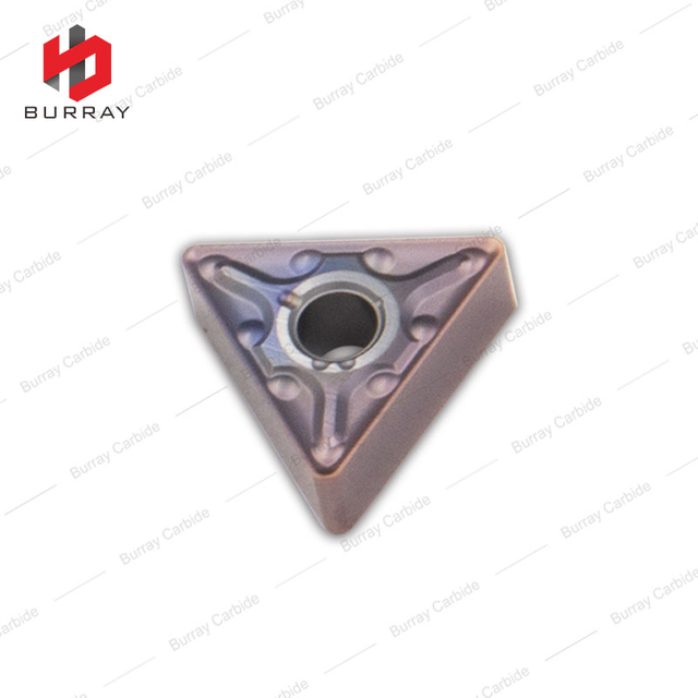 TNMG160408-MA Tungsten Carbide Insert with Purplish Red PVD Coating Carbide Turning Inserts