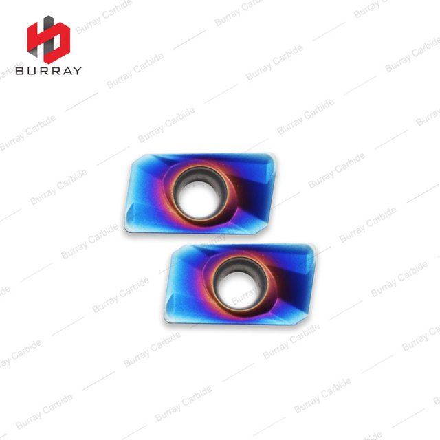 APMT1604PDER-H2 APMT Tungsten Carbide Milling Inserts with Nano Blue Coating For Stainless Steel Machining