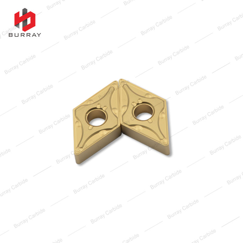 DNMG150408-SL CNC Carbide Inserts for Steel with Golden Yellow CVD Coating Metal Working Tool