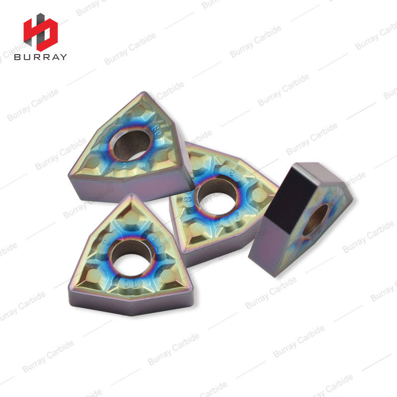 WNMG080408-TF Double-sided Trigon Insert with High Hardness for Steel and Stainless Steel