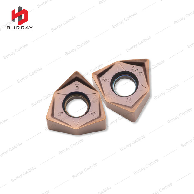WNMU080608EN-GM CNC Lathe Machine Milling Tool with Good Wear Resistance for Steel