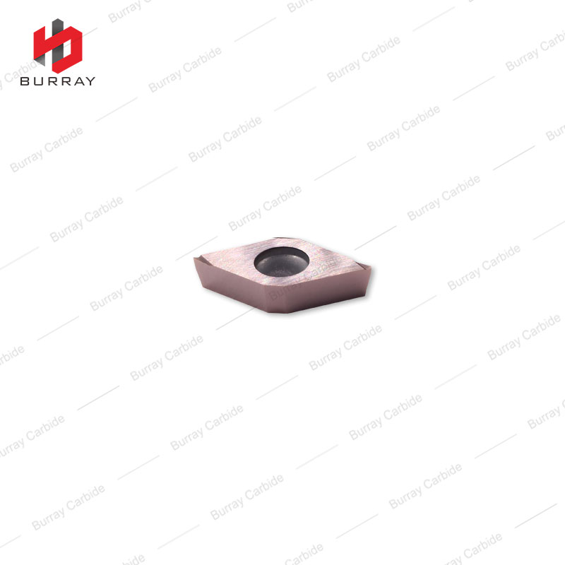 DCGT11T302R-F Tungsten Cutting Turning Tools with PVD Coating for Steel