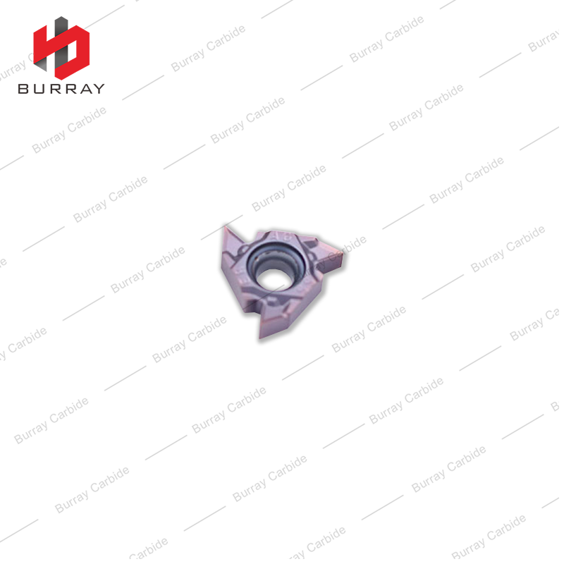 55°degree British Standard Universal External Threading Insert 16ERAG55-TLZ PVD Coated for Machining Stainless Steel and Steel