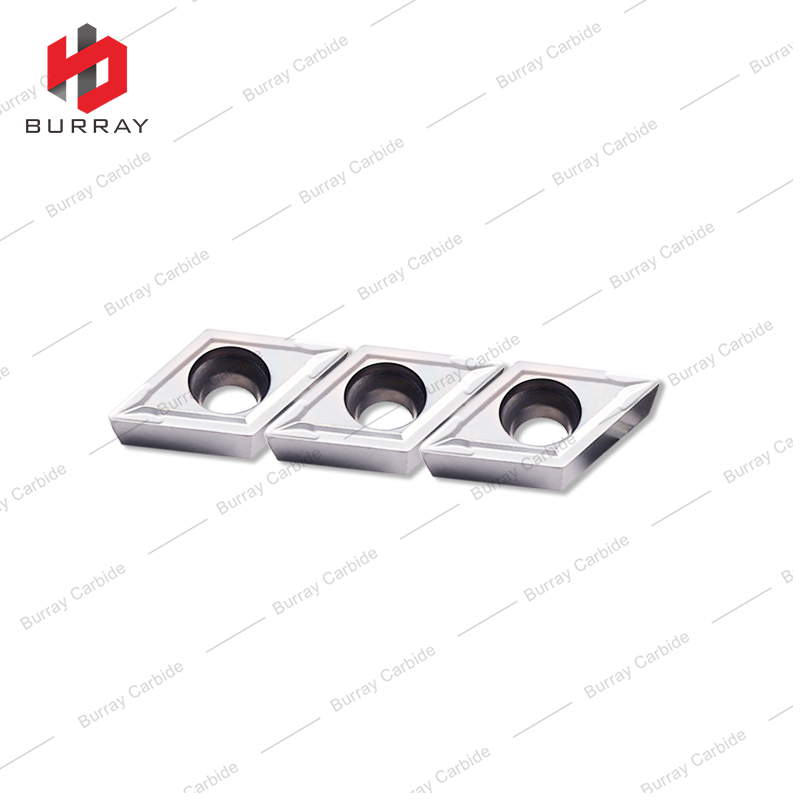 CNC Lathe Turning Inserts DCMT11T304-TF Boring and Turning of Aluminum Alloys, Steel and Stainless Steel Machining