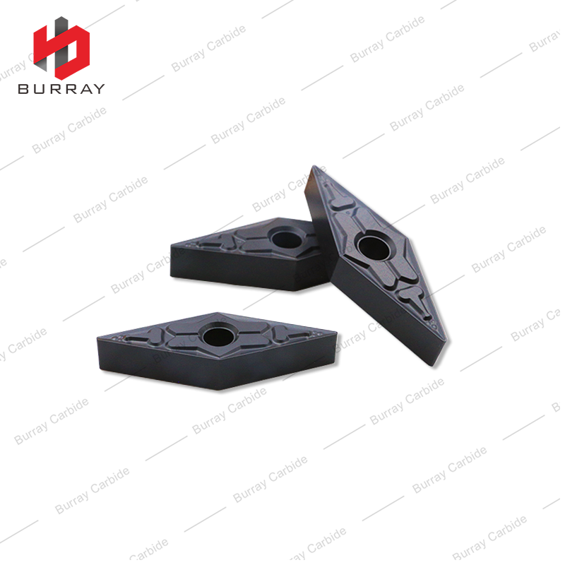 CNC Inserts Turning Cemented Carbide Cutting Tool Diamond-Shaped VNMG160404-PF with CVD Coated Machining for Cast Iron