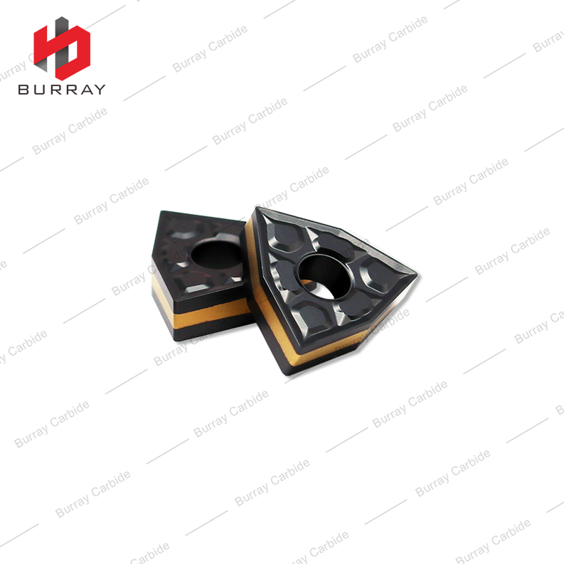 CNC Cutting Tools Carbide Turning Inserts WNMG080404-TF for Steel and Stainless Steel with PVD Coated