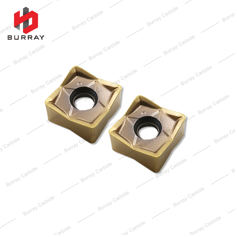 Double-sided 90° 8-flute Roughing Carbide Inserts CNC Face Mill SNMU130508EN High-feed Indexable Milling Inserts