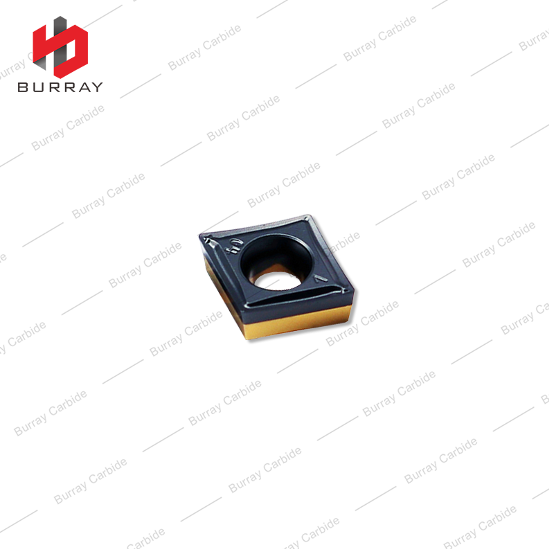 Carbide Inserts CNC Turning Parts Machinery CCMT09T304-63 with CVD Coated for Steel Roughing Machining