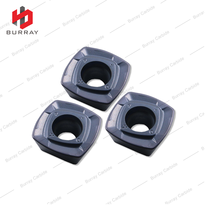 SDMT120512-RD Carbide Inserts for High-Feed Milling Roughing PVD Coating Cast Iron and Stainless Steel