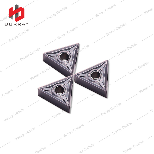 CNC Triangular Turning Tools Tungsten Carbide External Turning Insert TNMG160402/04/08 MS/65 with PVD Coating