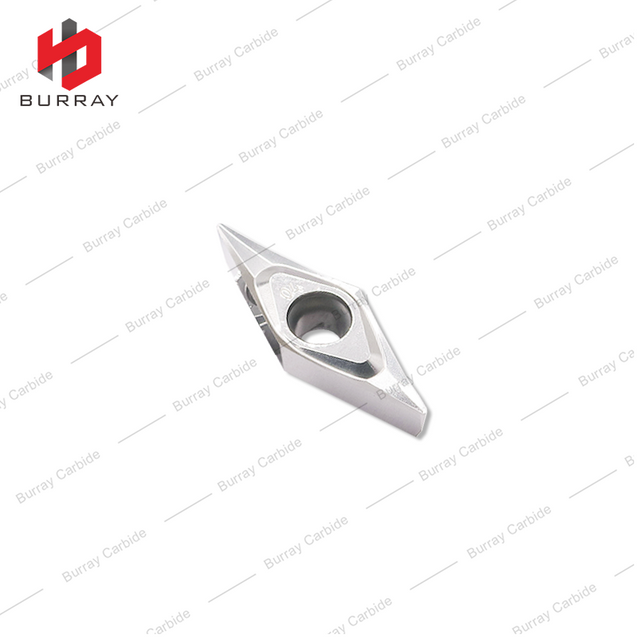 VCGT160404-1L CNC Precision Finish Carbide Turning Inserts for Aluminum Machining