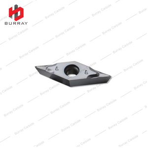 VCGT110301-CL 35° Rhombic Carbide Finish Turning Inserts CNC Lathe Cutting Tools for Stainless Steel Machining