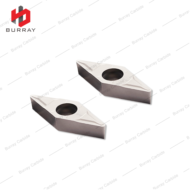 35° Rhombic VBMT160408-PF CNC Turning Inserts Carbide Lathe Cutting Tools for Machining