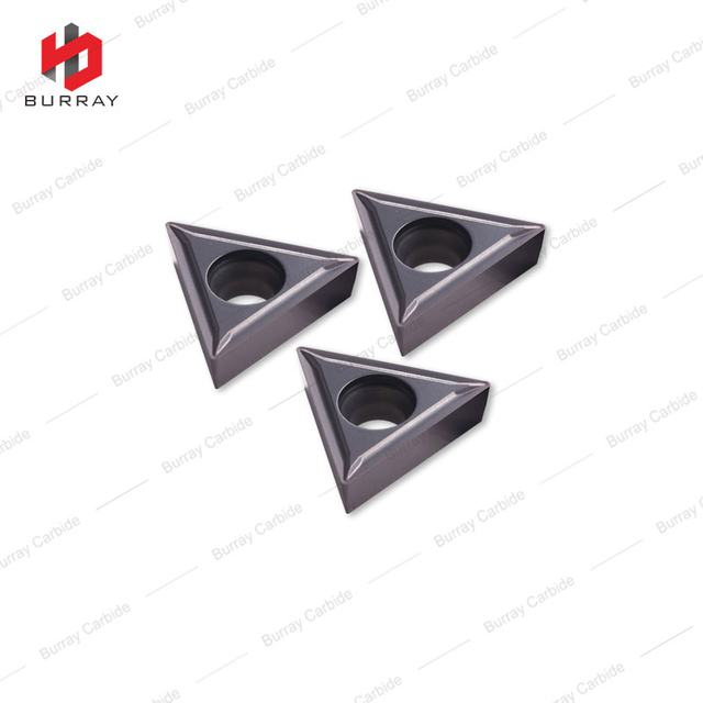 TCMT16T308-LF Carbide Inserts for Turning Steel with Black CVD, CNC Tungsten Carbide