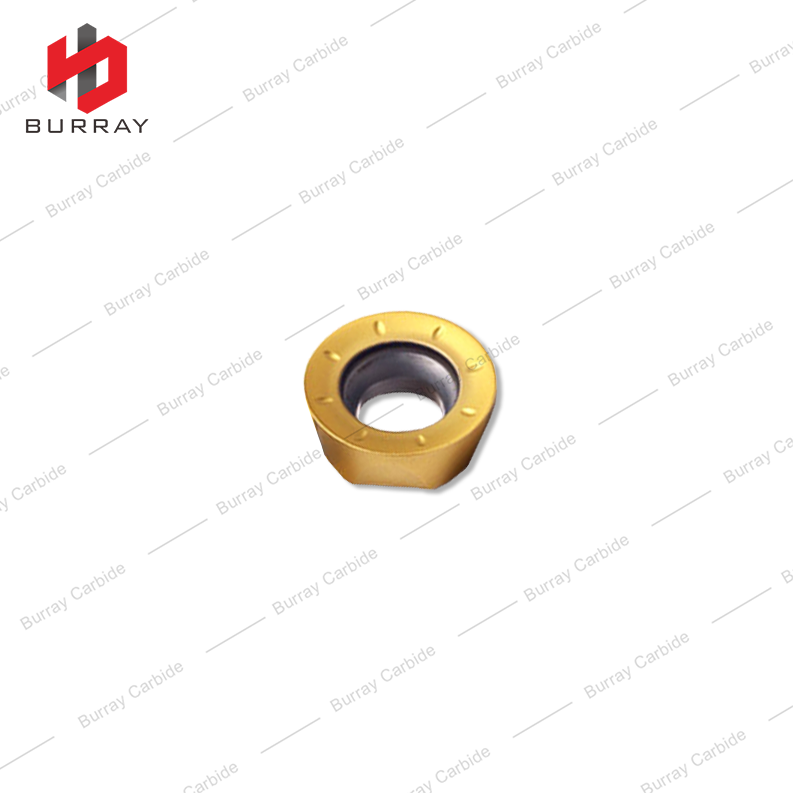 Carbide Milling Insert RPMT10T3MO-TT for CNC Machining Center Round Milling Insert with Gold PVD Coating for Milling of Steel