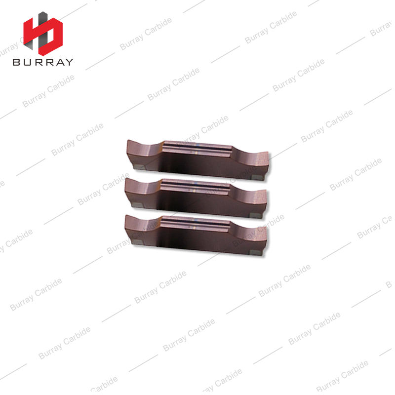 CNC Cutting Grooving Turning Insert MGGN200/300-Q-8 Angled Grooving Tool Series for Machining Steel and Stainless Steel with PVD Coated