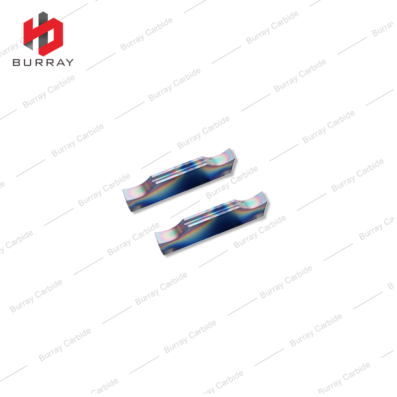 Tungsten Carbide Grooving Inserts MGGN for CNC Cutting Tool MGGN200/300-Q-8 for Color Titanium Alloy OEM Customized Support