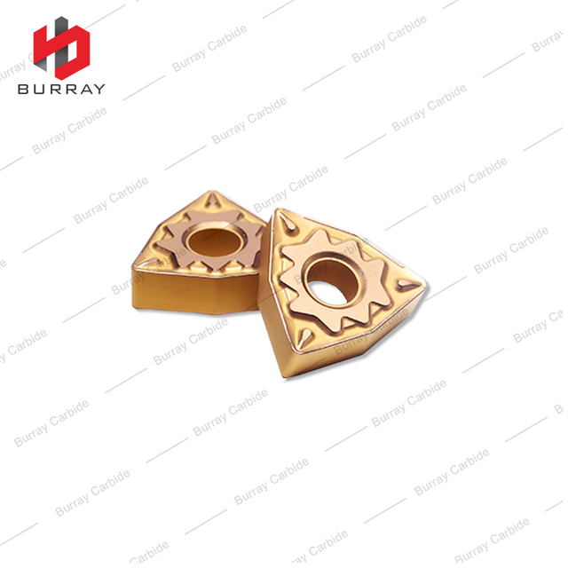Carbide Turning Inserts WNMG080404-HQ CVD Coated for Steel Machining External Turning Lathe Tools