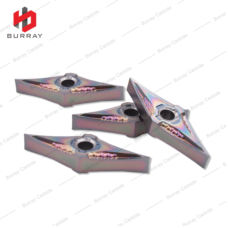 VNMG Carbide Rhombic External Turning Inserts CNC Lathe VNMG160402-MSK for Quenched Alloy Steel