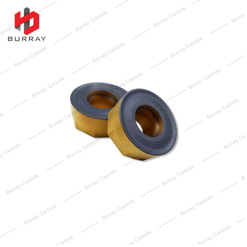 Heavy Duty Round Insert R8 RCMT1606MO CVD Coated Carbide Milling Inserts for Steel and Stainless Steel Machining