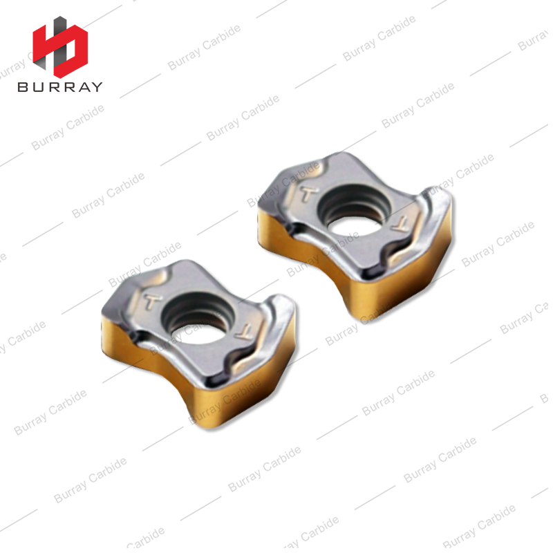 Milling Indexable Inserts XNMU Small Double-sided "Bone Shape" Inserts with 4 Cutting Edges XNMU040310T for Fast Feed Milling